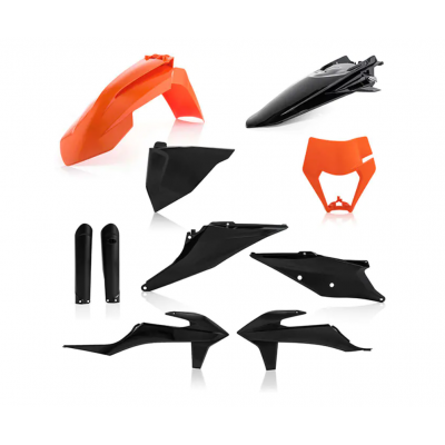 Σετ πλαστικά μοτοσυκλέτας ACERBIS για KTM EXC/EXC-F 20-23 Black/Orange